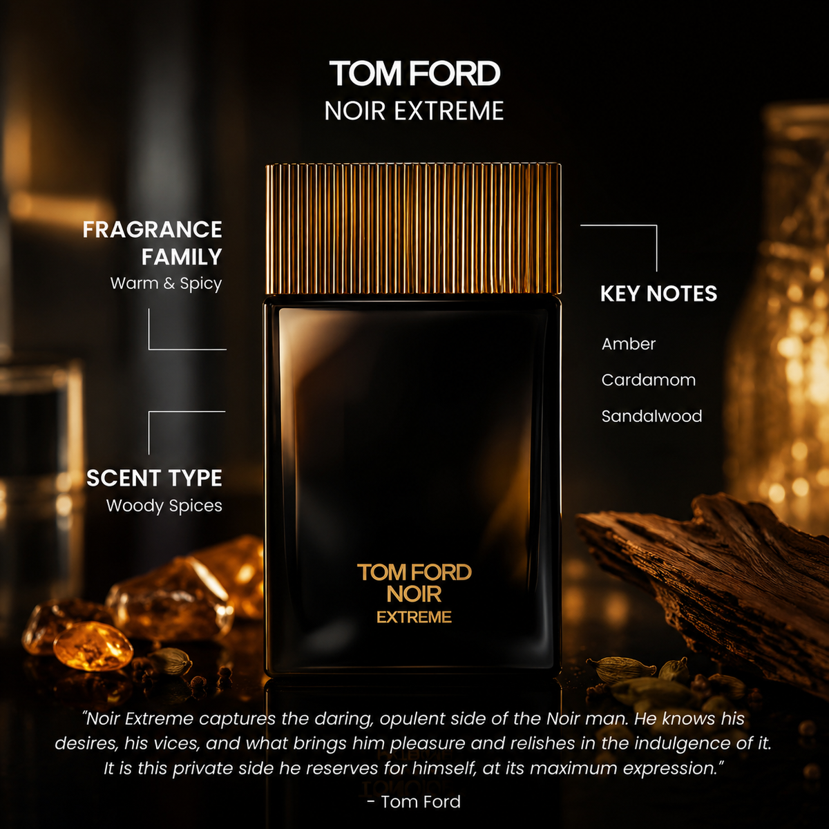 TOM FORD NOIR EXTREME PERFUME 100ML ( UNISEX)