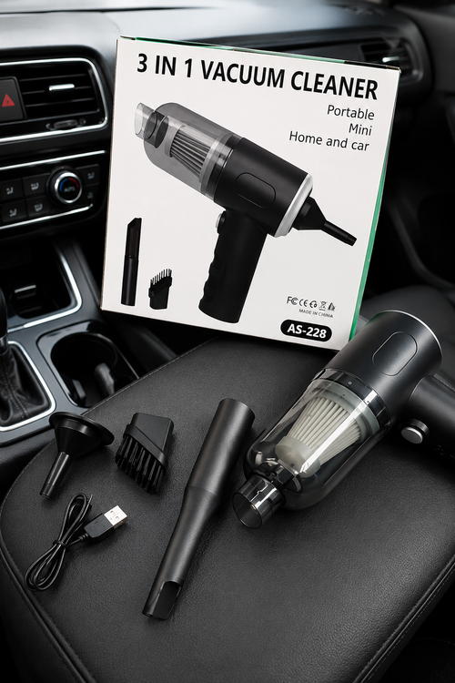 Wireless Car Vacuum Cleaner USB Charging